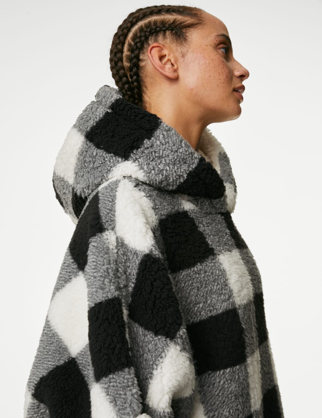 Women's Fleece Oversized Family Christmas Hoodie image 3
