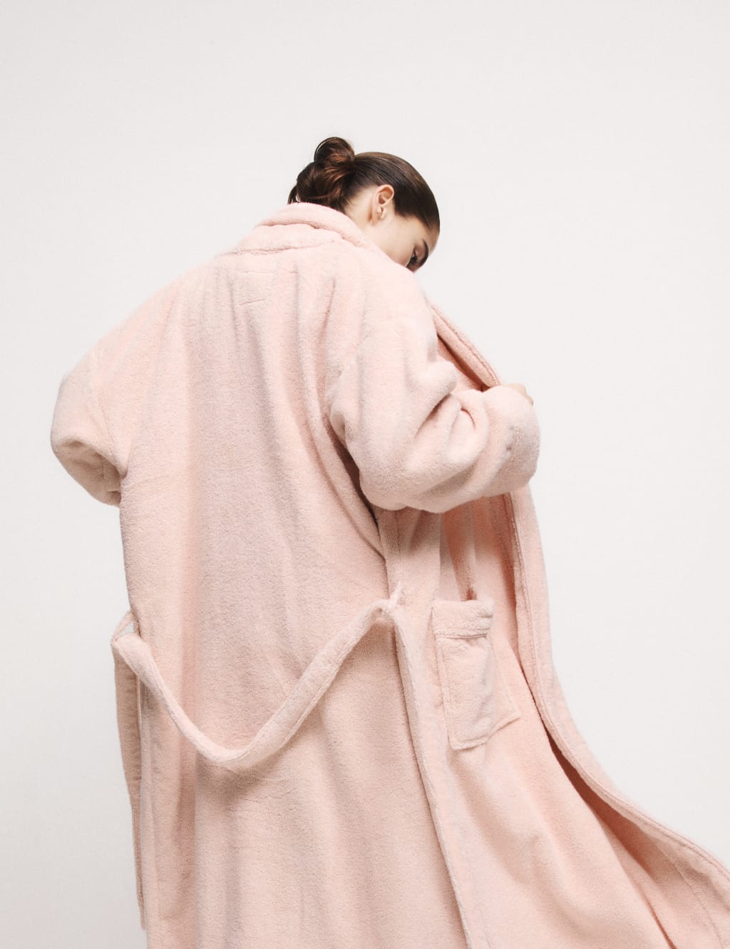 Marks and spencer pink dressing gown top