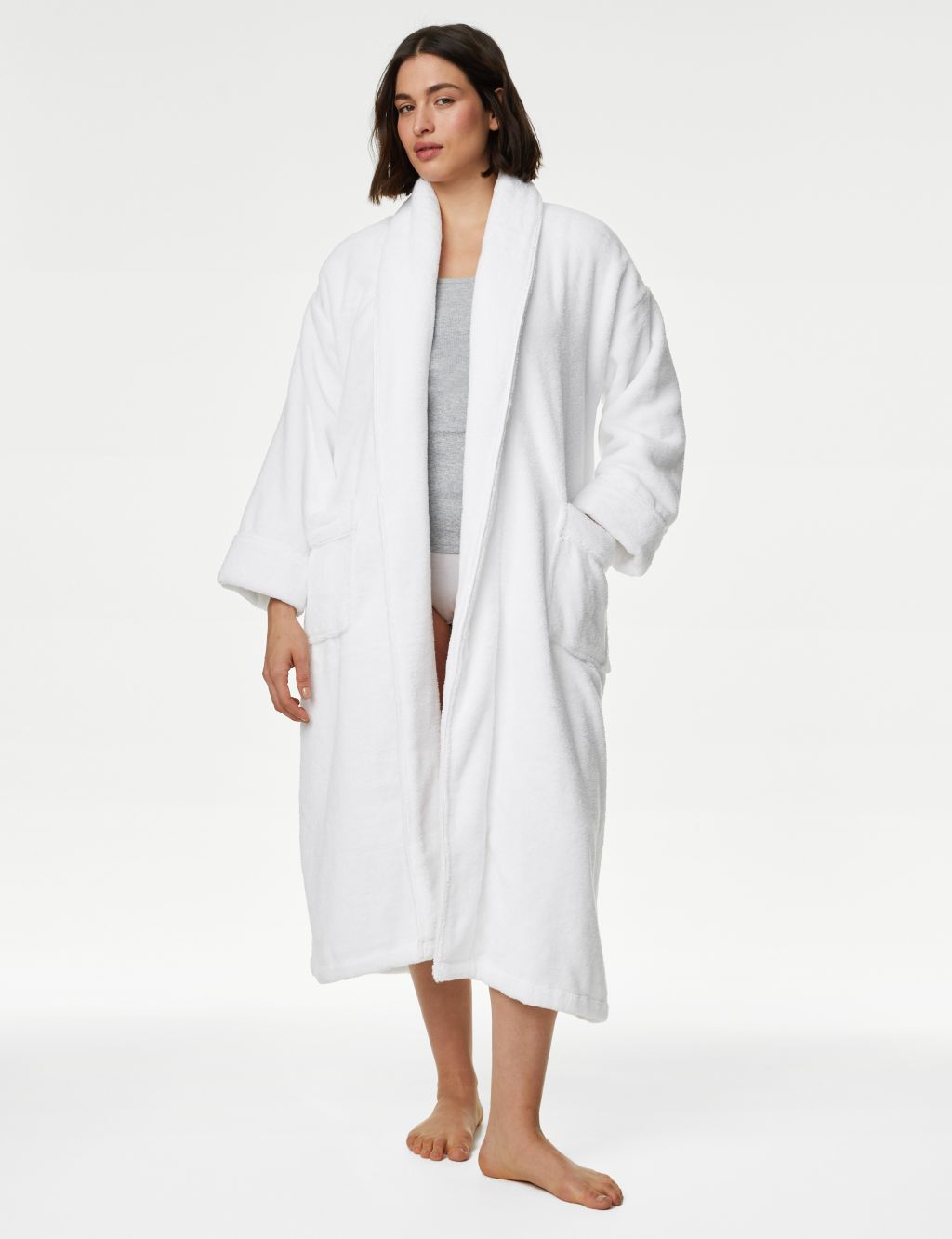Pure Cotton Towelling Dressing Gown image 3