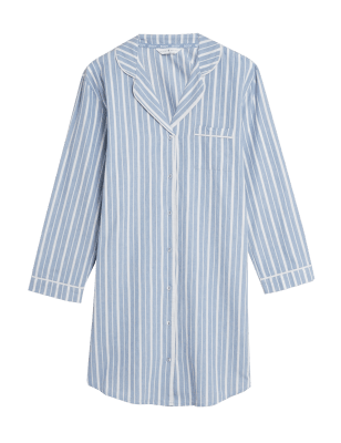 

Womens BODY Pure Cotton Cool Comfort™ Nightshirt - Grey Blue, Grey Blue