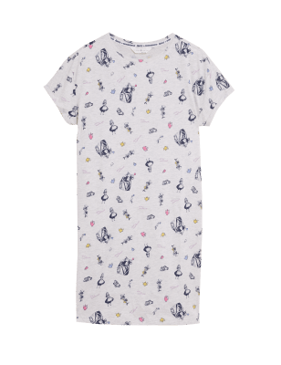 

M&S Collection Camisón corto de Alice in Wonderland™Womens - Oatmeal, Oatmeal