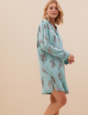 Dream Satin™ Tiger Print Nightshirt