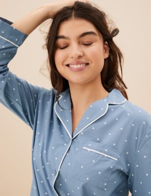 Pure Cotton Polka Dot Nightshirt