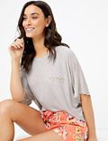Vacay Every Day Slogan Lounge Top