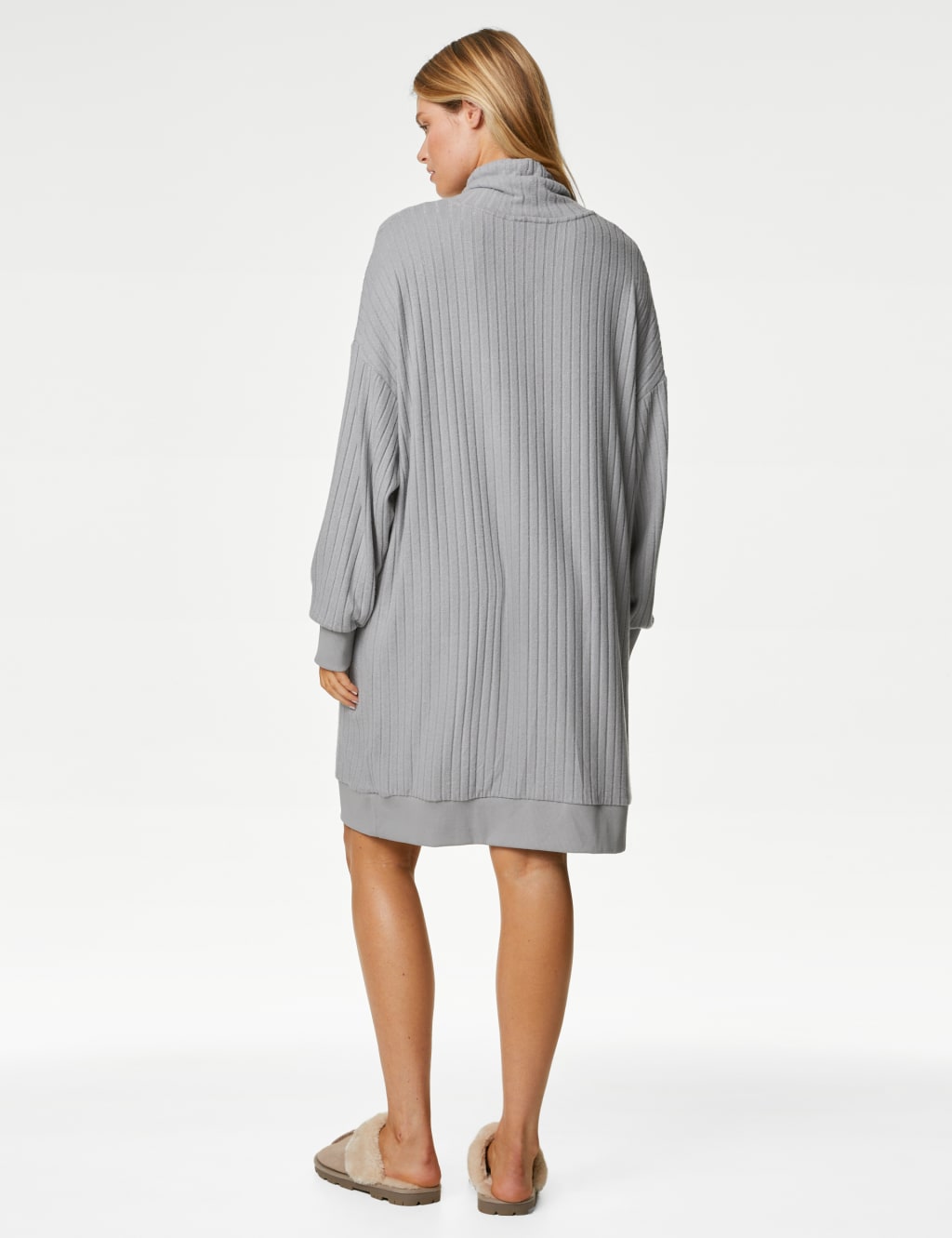 Cosy Lounge Rib Dress image 4