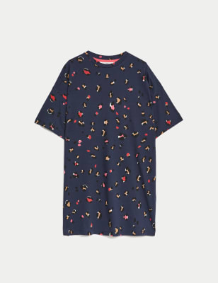 Cotton Modal Animal Print Nightdress