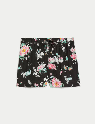 Floral Print Pyjama Shorts