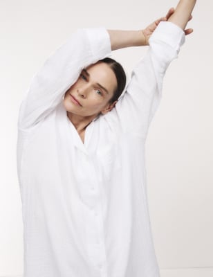  Pure Cotton Revere Nightshirt - BN