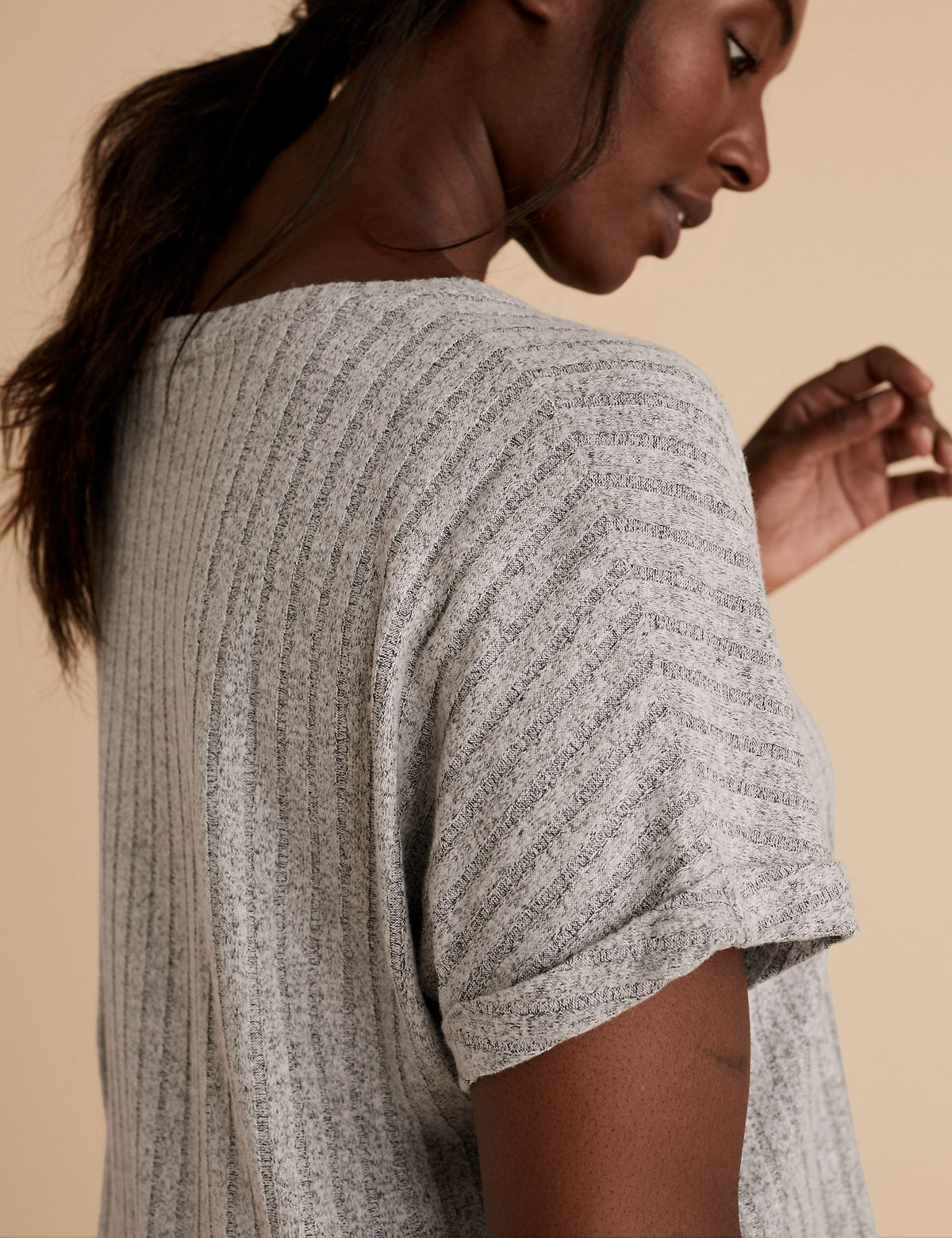 Cosy Lounge Ribbed Top