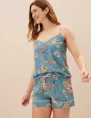 Womens long pyjama shorts new arrivals