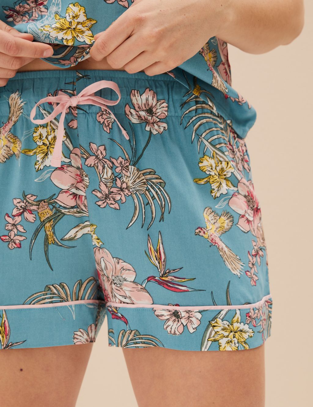 Floral Pyjama Shorts image 2