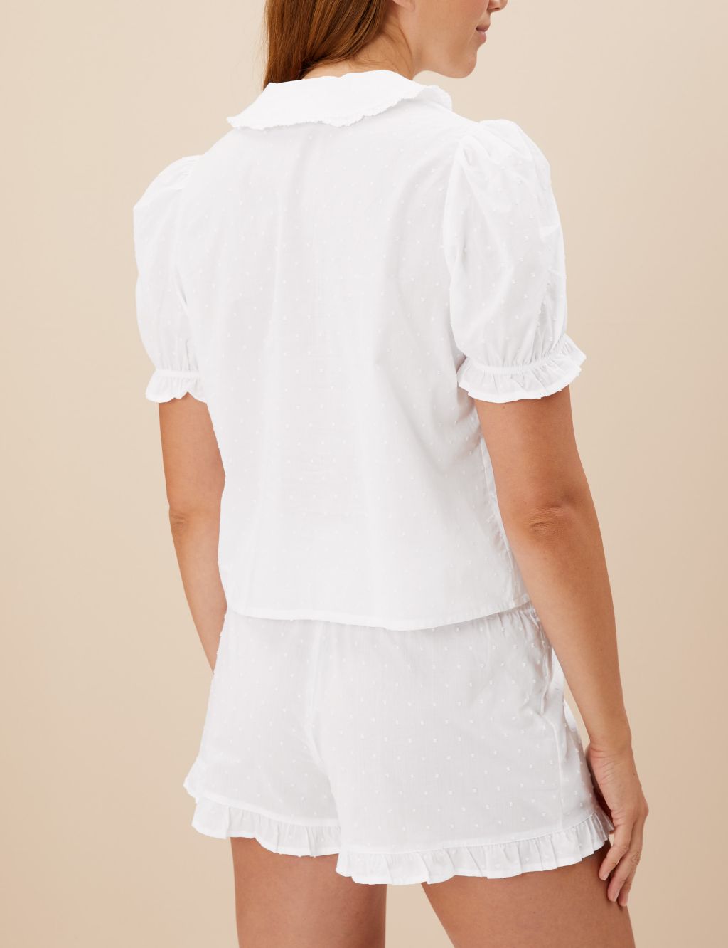 Pure Cotton Dobby Pyjama Shorts image 2