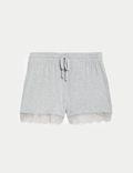Pyžamové šortky s&nbsp;krajkovým lemem Body Soft™