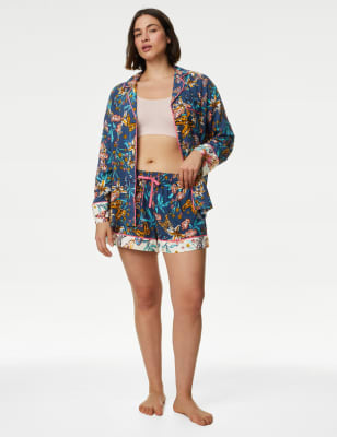 Floral Print Pyjama Shorts