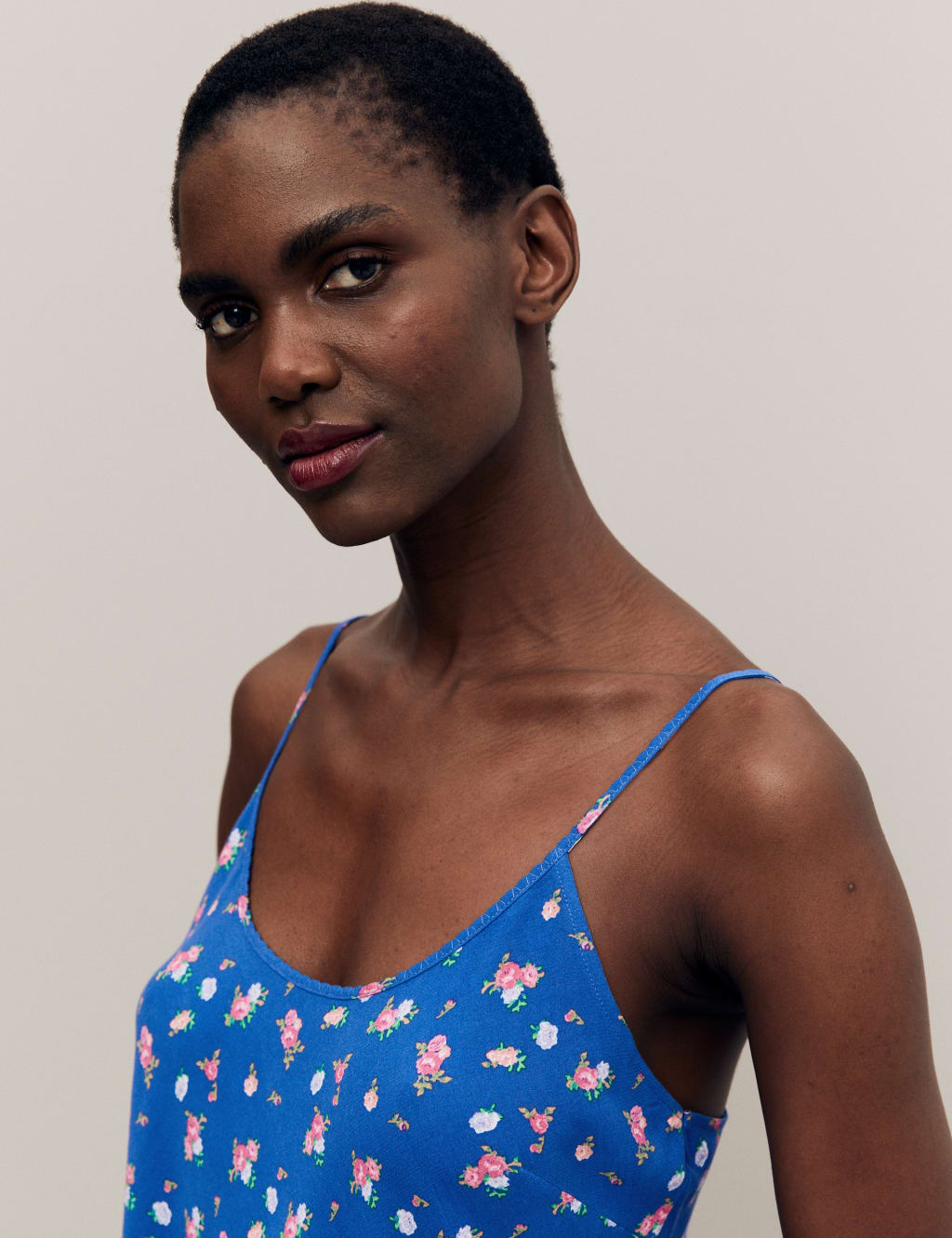Floral Print Cami Top image 3