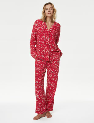 Eberjey Gisele Floral Print Capri Pajama Pants Set