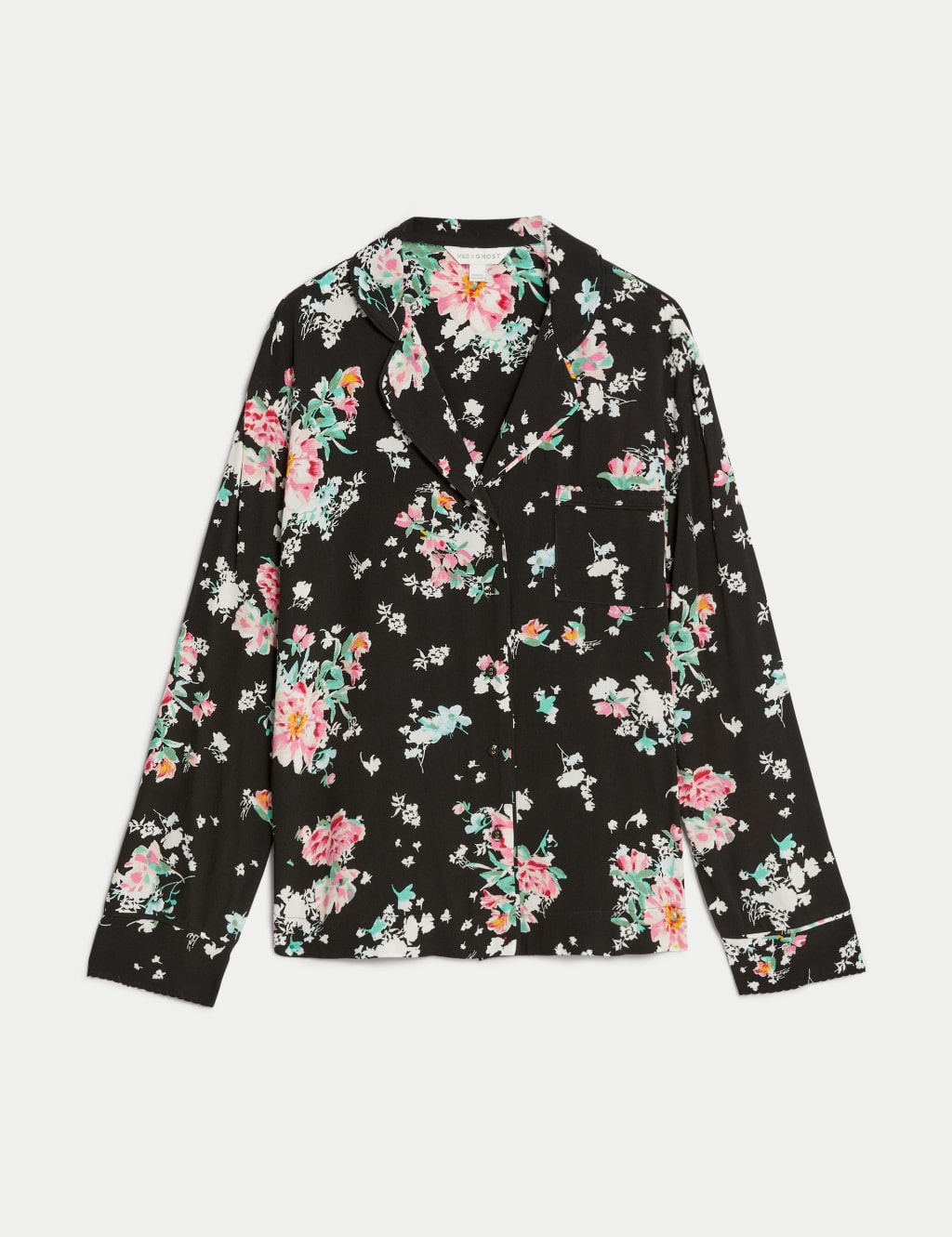 Floral Print Pyjama Top image 2