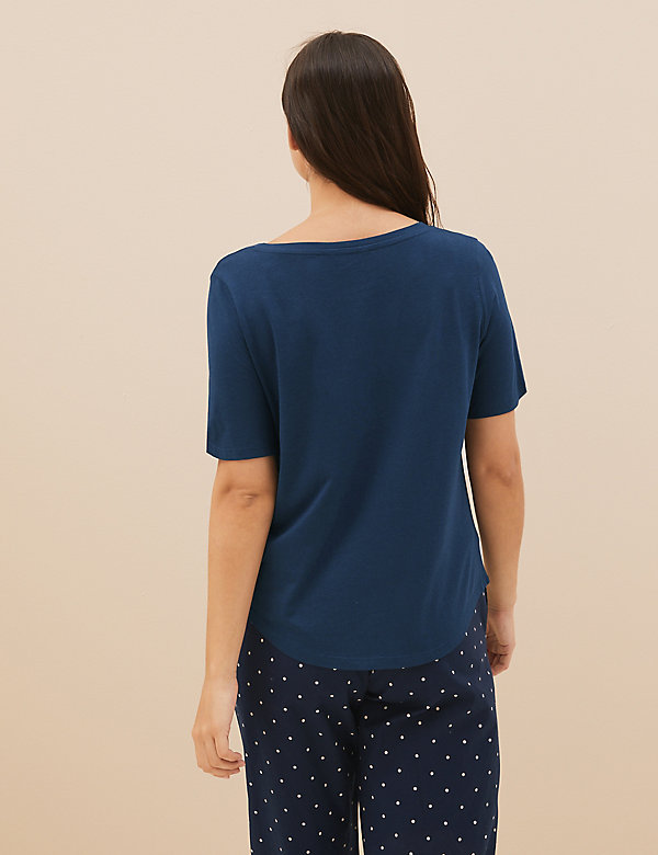 2pk Cotton Modal Cool Comfort™ Pyjama Tops - SA