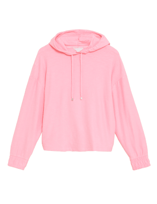 

Womens M&S Collection Lounge-Hoodie mit Flexifit™ - Neon Pink, Neon Pink