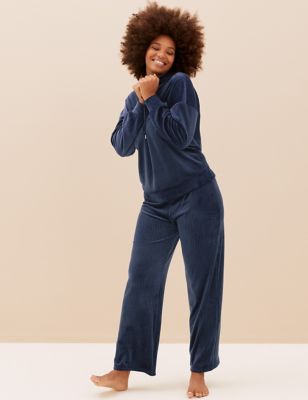 Velour Flexifit™ Ribbed Lounge Top