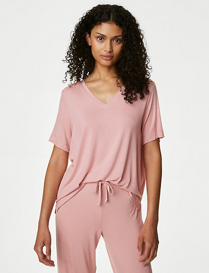 Body Soft™ Lace Detail Pyjama Top
