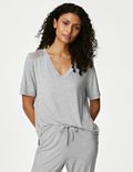 Pyžamový top Body Soft™ s&nbsp;krajkovým detailem