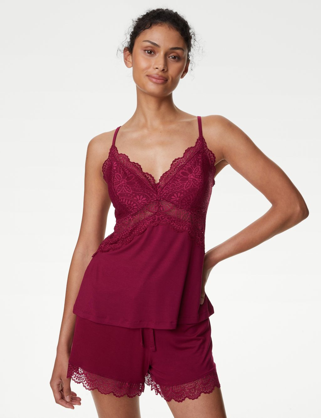 Body Soft™ Lace Detail Cami Top image 4