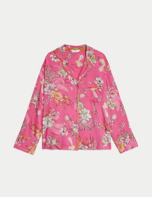 Floral Revere Collar Pyjama Top