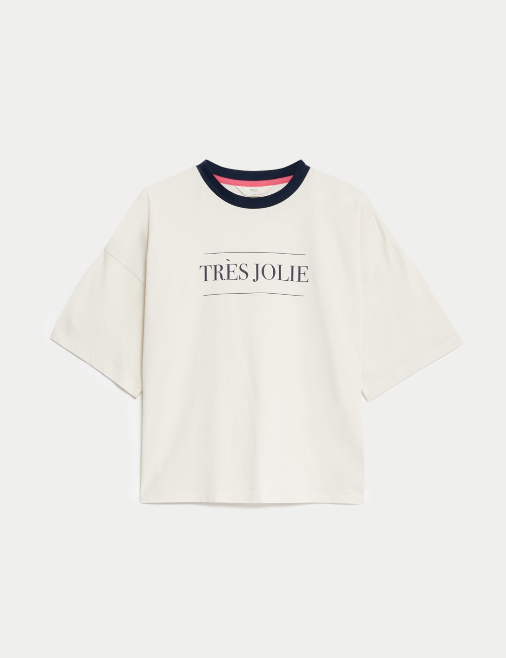 Cotton Modal Slogan Pyjama Top image 2