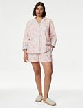 Haut de pyjama 100&nbsp;% coton à motif fleuri, doté de la technologie Cool Comfort™