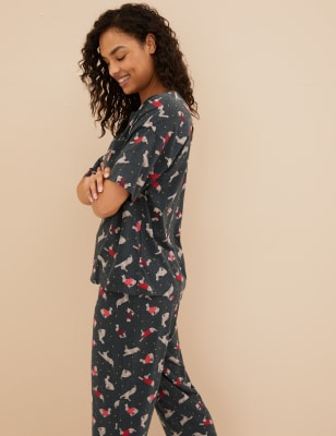 M&s fluffy online pyjamas