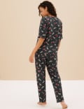 Cotton Mix Printed Relaxed Fit Pyjama Set