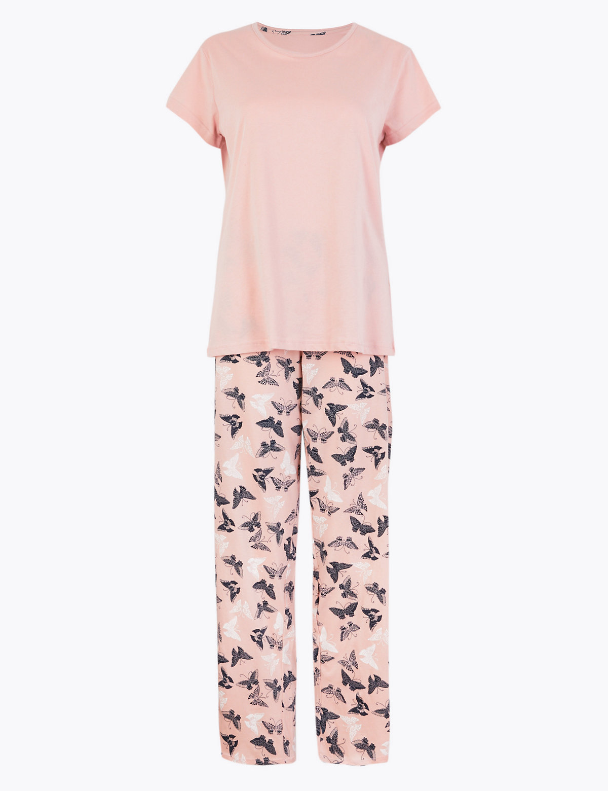 Pure Cotton Butterfly Print Pyjama Set