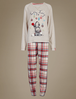 checked xmas pyjamas