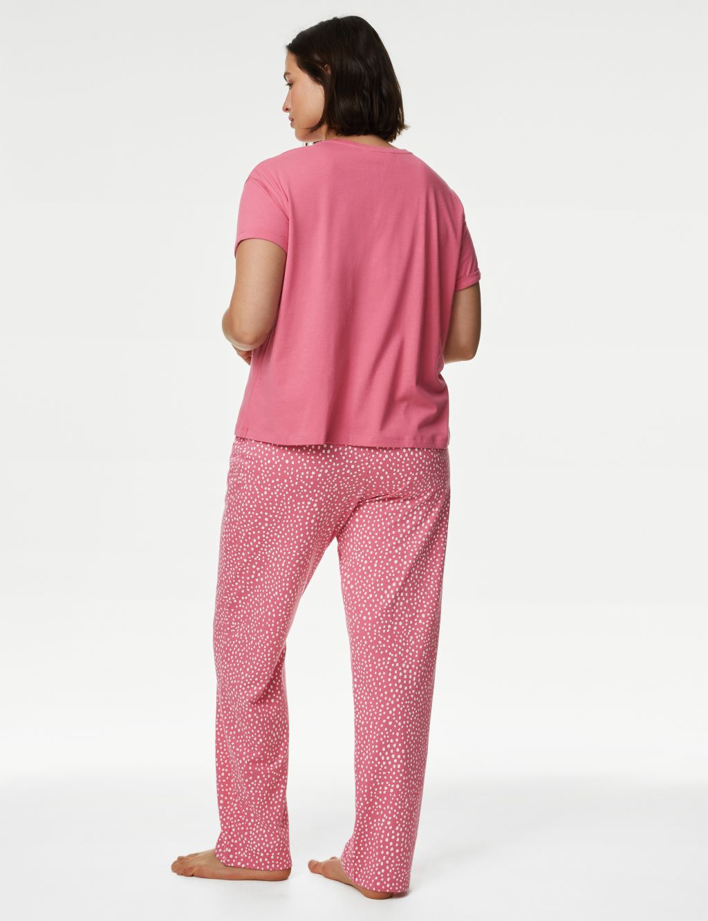 Pure Cotton Spot Print Pyjama Set image 5