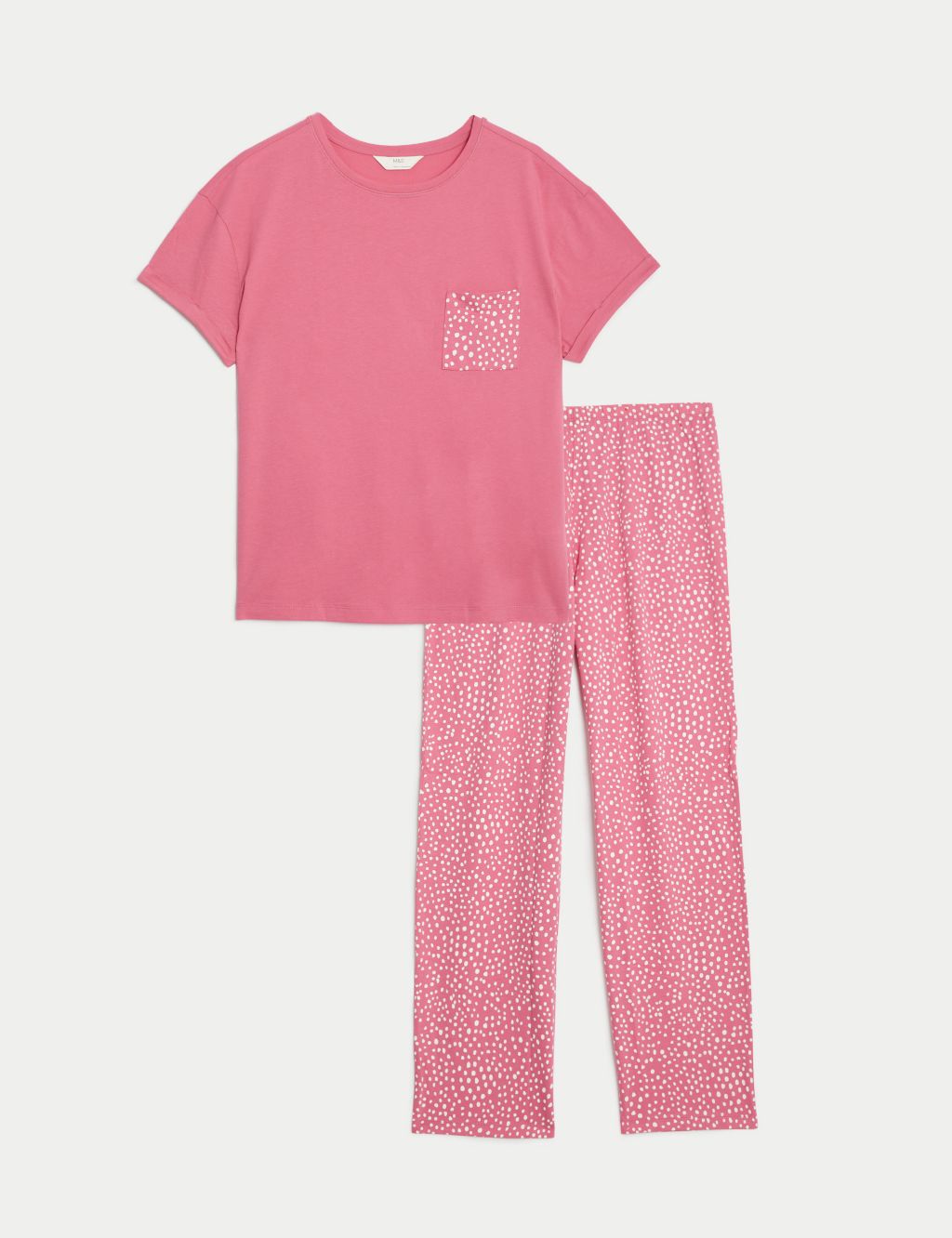 Pure Cotton Spot Print Pyjama Set image 2