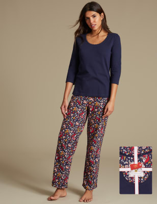 m&s ladies pyjama tops