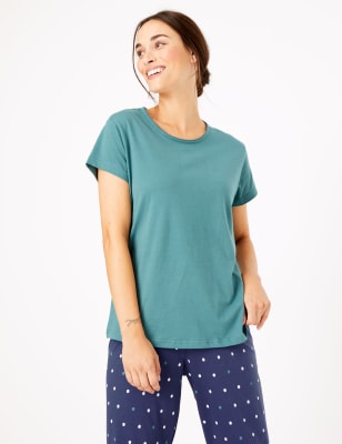 Pyjama 100&nbsp;% coton &agrave; imprim&eacute; pois