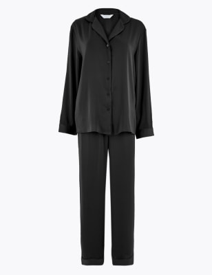 Marks and spencer ladies silk online pyjamas