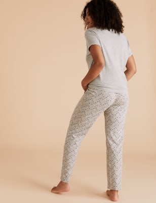 Marks and spencer ladies cotton pyjamas hot sale