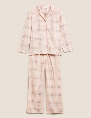 Fleece Check Pyjama Set 