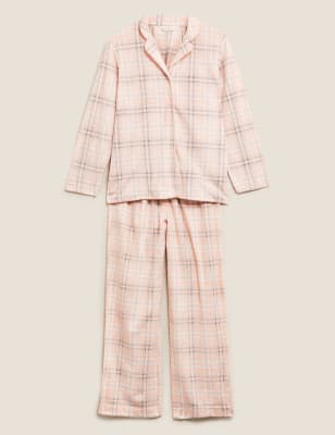 pink checked pyjamas