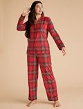 Fleece Checked Pyjama Set