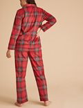 Fleece Checked Pyjama Set