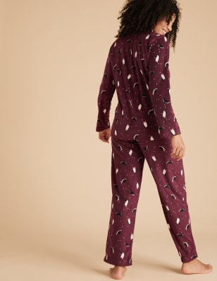 Mens penguin print outlet pyjamas