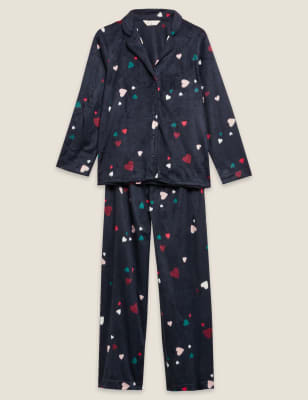 Fleece pyjamas womens online m&s