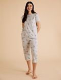 Cotton Rich Dog Print Pyjama Set