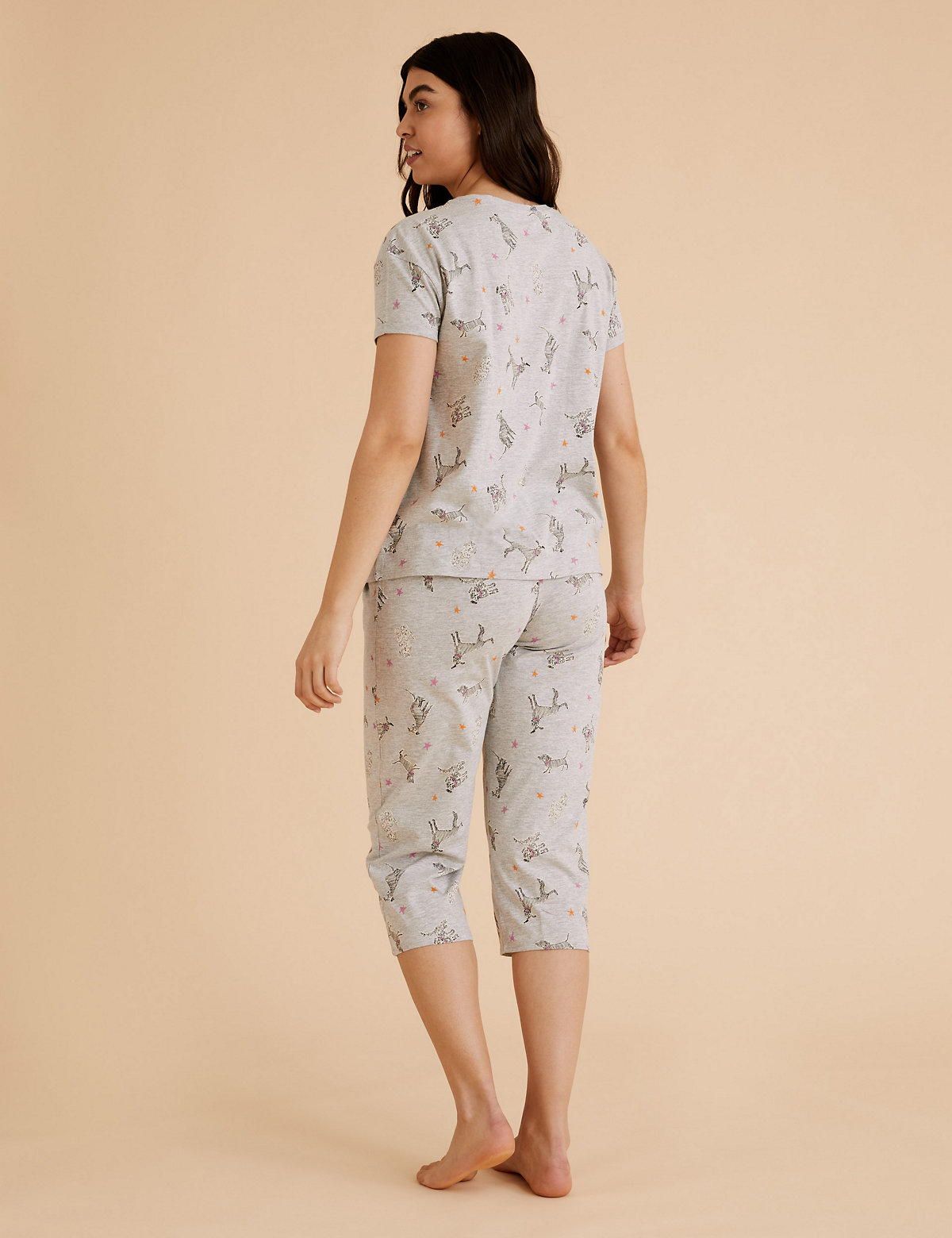 Cotton Rich Dog Print Pyjama Set