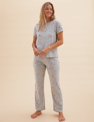 Ladies printed online pyjamas