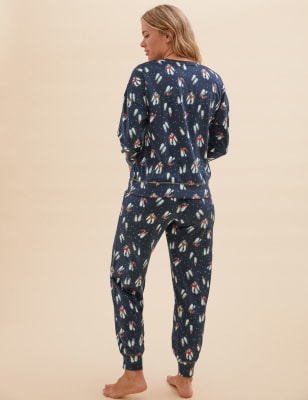 Marks and spencer shop ladies fleece pyjamas